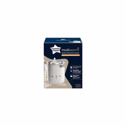 Tommee Tippee Multiwarm Bottle and Pouch Warmer, Warms Baby Feeds to Body Temperature in Minutes, Automatic Timer, White