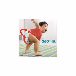 Pampers Baby-Dry Nappy Pants Size 8, 117 Nappies, 19kg+, Monthly Pack, 360 Fit To Help Prevent Gaps And Leaks