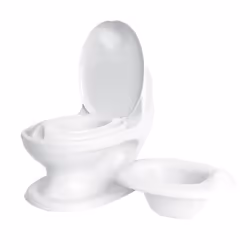 Nuby Potty, My Real Mini Size Toilet with Lid and Flush Sound, Peppa Pig Potty and Toilet Training Reward Chart and 56 Sparkly Stickers, Pink