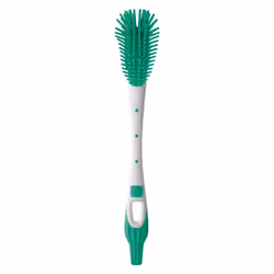 MAM Soft Baby Bottle Brush, Teat Brush with Hanging Hole for Easy Brush, Ideally Suited for Cleaning Bottle Teats, Unisex (Co ...