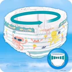 Pampers Splashers Disposable Swim Nappies Size 4-5 (9-15 kg) for Optimal Protection in The Water, 11 Nappies
