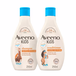 AVEENO Kids Haircare Bundle, 250ml | Enriched with Soothing Oat & Shea Butter | Developed Kids' Developing Skin & Hair | Chil ...