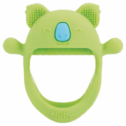 Nuby Silicone Mini Wrist Teether | Easy Grip | BPA-Free | Suitable from 3 Months Plus