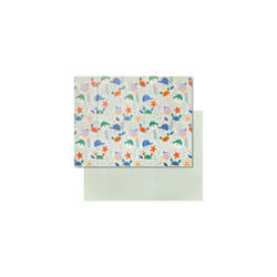 Nuby Foldable Reversible Play Mat - Easy Clean | Reversible | Waterproof | Suitable from Birth (Ocean Friends)
