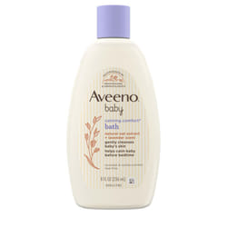 Aveeno Baby Calming Comfort Bedtime Bath and Wash, 250 ml (Pack of 2)