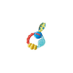 Nuby Wacky Teething Ring Teether 1 Count (Pack of 1),yellow
