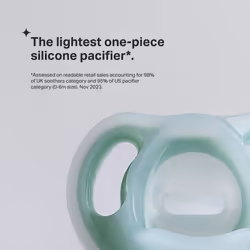 Tommee Tippee Ultra-Light Silicone Baby Pacifier, Boy - 6-18m, 4pk, Blue