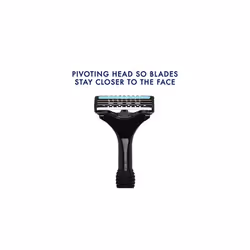 Wilkinson Sword Xtreme 3 Razor, 3 Blade,Flexible Blades,Active Complex Aloe Vera & Jojoba,Pivoting Head, Plastic Handle,Contemporary Style,1 Count