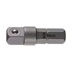 Wera 05136000001 1/4 x 25 mm 870/1 Adaptor - Silver