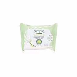 Simple Kind to Skin Eye Make Up Remover Pads Pack of 2