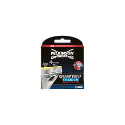 Wilkinson Sword Quattro Titanium Precision Razor Blades - Pack of 8