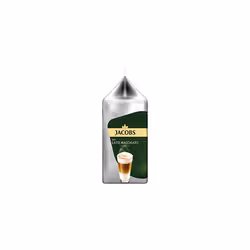 Tassimo Jacobs Latte Macchiato Vanilla, Coffee, Roasted, 8 T-Discs / 8 Servings