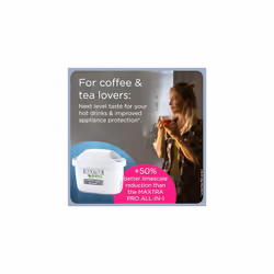 BRITA MAXTRA PRO Limescale Expert Water Filter Cartridge 3 Pack (New) - Original BRITA Refill for Ultimate Appliance Protection, reducing impurities,