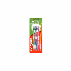 A - Z Colgate Toothbrush Premier Clean 4 Pack White
