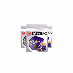 TASSIMO CADBURY Hot Chocolate x3 Packs, Total 24 T Discs Capsules