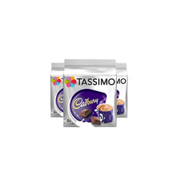 TASSIMO CADBURY Hot Chocolate x3 Packs, Total 24 T Discs Capsules