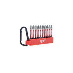 Milwaukee - Shockwave Impact Duty Screwdriver Bit Carabiner Set 10 Piece, Variety Pack