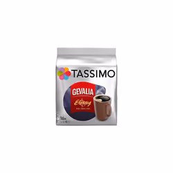Tassimo Gevalia Ebony, Full-bodied and Intensive, Coffee Capsules, Roasted Coffee, 16 T-Discs/Servings