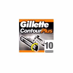 Gillette Contour Plus Men's Razor Blades, 10 Refills