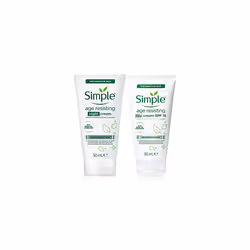 Simple Age Resisting Day Cream SPF15 50ml and Night Cream 50ml (Bundle set)