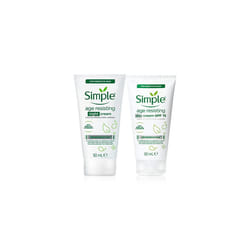 Simple Age Resisting Day Cream SPF15 50ml and Night Cream 50ml (Bundle set)