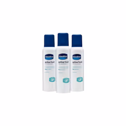 Vaseline Antiperspirant Deodorant Active Fresh With Proderma - 150Ml - Pack Of 3