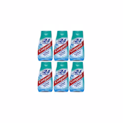 Colgate 2-in-1 Toothpaste & Mouthwash, Whitening Icy Blast, 4.6-Ounce Tubes (Pack of 6)
