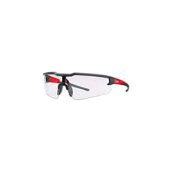 Milwaukee Anti-Fog Safety Glasses Clear Lens Black/Red Frame 1 pc. - Case of: 1;