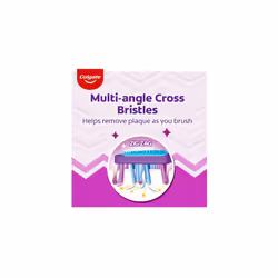 Colgate Zigzag Toothbrush for Deep Inter Dental Clean with Multi Angle Zig zag bristles (Medium, Pack of 6)