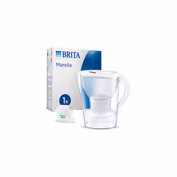 BRITA Carafe filtrante Marella blanche + 1 cartouche filtrante MAXTRA PRO All-in-1 - Nouveau MAXTRA +