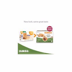 IAMS Delights Complete Wet Cat Food for Adult 1+ Cats Meat Variety in Gravy Multipack 12 x 85 g Pouches