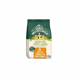 James Wellbeloved Dog Puppy Hypoallergenic Dry Food Grain Free Turkey 1.5 kg
