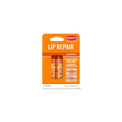O'Keeffe's Lip Repair Unscented Lip Balm, Twin Pack, 2 x 4.2 g - For Extremely Dry, Cracked Lips | All-Day Moisture with 7 Moisturising Ingredients