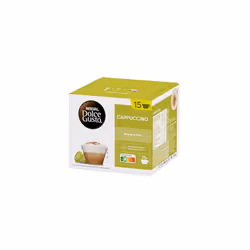 NESCAFÃ Dolce Gusto Cappuccino Coffee Pods - total of 45 Italian Classic Cappuccino Coffee Capsules - (3 Packs)