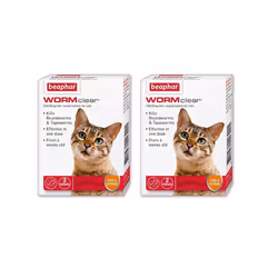 Beaphar WORMclear Tablets for Cats - 2 Tablets