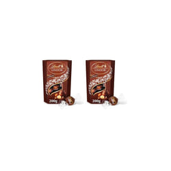 Lindt Lindor Hazelnut Chocolate Truffles Box Chocolate Balls with a Smooth Melting Filling, 200 g (Pack of 2)