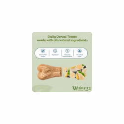 WHIMZEES Rice Bone Dental Sticks 9pk M/L - Dog Chews - Gluten-Free