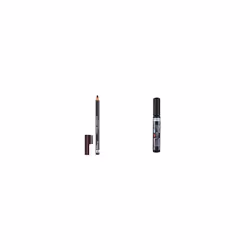 Rimmel London Professional Eyebrow Pencil, Dark Brown, 1.4g & London Extra Super Lash Volumising Mascara, 8ml