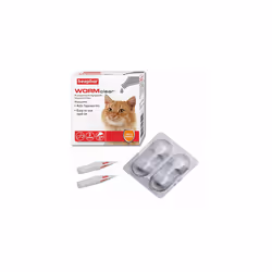 Beaphar WORMclear Spot-On Cats, Tapeworm Treatment, 2 Pipettes