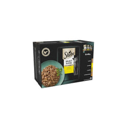 Sheba Select Slices in Gravy â Poultry Selection â Wet Cat Food Pouches for Adult Cats â Pack of 4 (4 x 12 Pouches x 85 g)