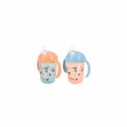 Nuby Grip N Sip Water Bottle, 240ml, 2 Pack