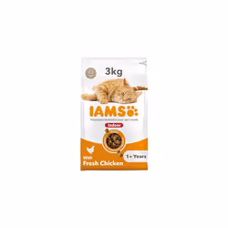 IAMS Indoor Complete Dry Cat Food for Adult and Senior Cats with Chicken 3 kg