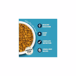 Lily's Kitchen Made with Natural Ingredients Adult Dry Cat Food White Fish with Salmon Grain-Free Recipe 2kg