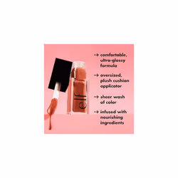 e.l.f. Glow Reviver Lip Oil, Nourishing Tinted Lip Oil For A High-Shine Finish, Infused With Jojoba Oil, Vegan & Cruelty-Free, Pink Quartz