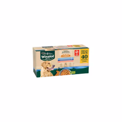WINALOT Friday Suppers Mixed Variety Fish in Gravy Wet Dog Food 40x100g