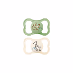 MAM Air Soothers, 6+ Months, 2-Pack, Steriliser Case