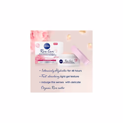NIVEA Soft Rose 24h Day Cream, 50ml, Rose Water, (Pack of 2)