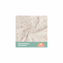 Silentnight Safe Nights Crib Fitted Sheets, Jersey Cotton, 2-Pack