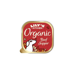 Lily's Kitchen Made with Natural Ingredients Adult Wet Dog Food Tray Organic Beef 11 x 150g