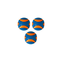 ChuckIt! Ultra Squeaker Ball Dog Toy Ball Durable Rubber Squeaky Dog Ball Chuck It Launcher Compatible Toy For Dogs, 3 Pack, Medium